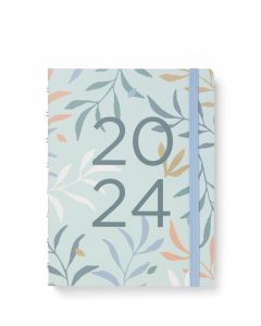 Filofax Planerare 2024 Botanical A5 Mint