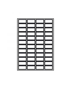 Kopierings & Laseretikett 48x24mm 100 Pack