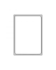 Kopierings & Laseretikett 199,6x289 1mm 100 Pack