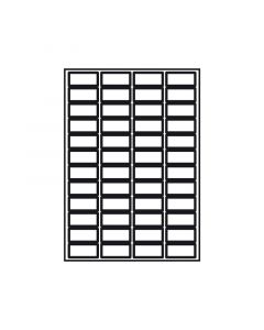 Kopierings & Laseretikett 48x24mm 25 Pack