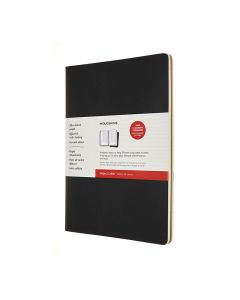 Cahier Subject A4 Svart / Brun 2 Pack