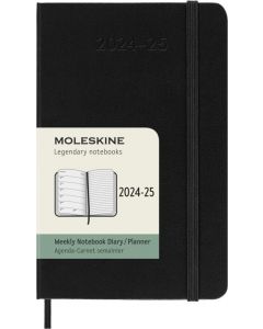 Classic Hard 18M 24/25 WeekNote Pocket Svart