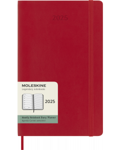 Classic Soft 12M Week Note Large Röd 2025