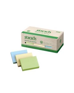 Notisblock 38x51mm 100 Blad Sorterat 12 Pack