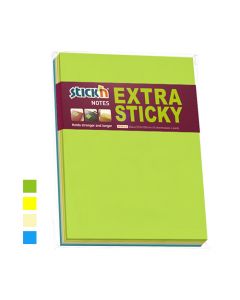 Notisblock Extra Sticky 203x150 45 Blad Sorterat