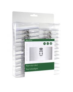 Namnskylt Clip 50x90mm 50 Pack